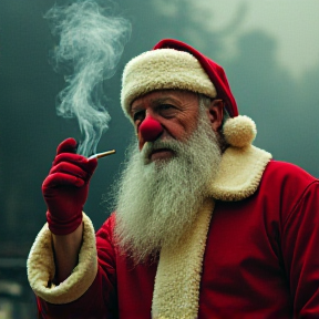 Дед Мороз, красный нос