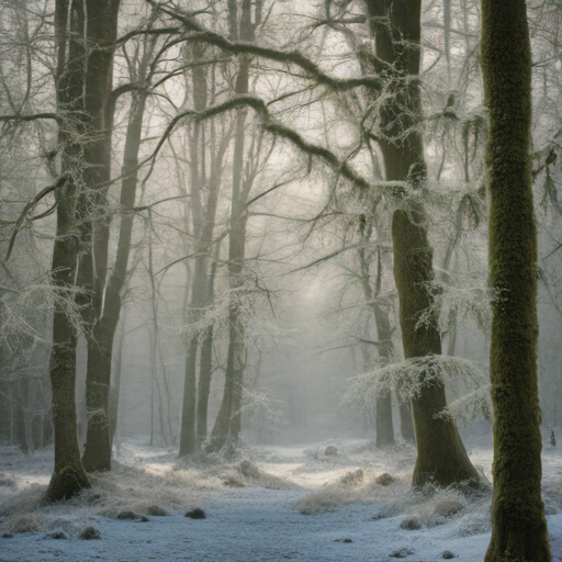 শীতের বনসকালের ছোঁয়া