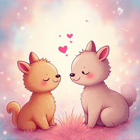 솜사탕 오후 산책