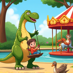 Timmy Flies to the Park