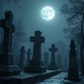 Moonlight Among the Tombs+