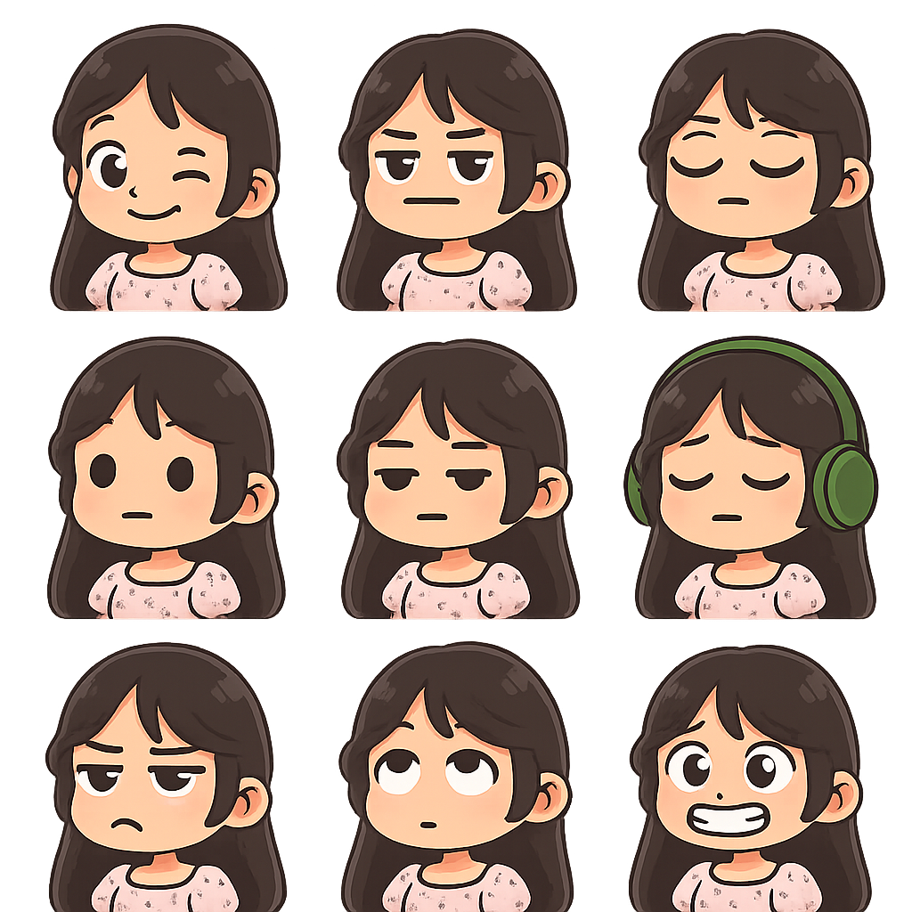 Created using AI Sticker Generator with chibi_emoji_stickers_6 style in sticker category. Generated on October 26, 2025 using Image to Image generation method.