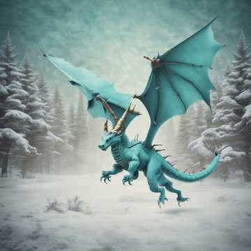 Shining Steam Dragon Christmas