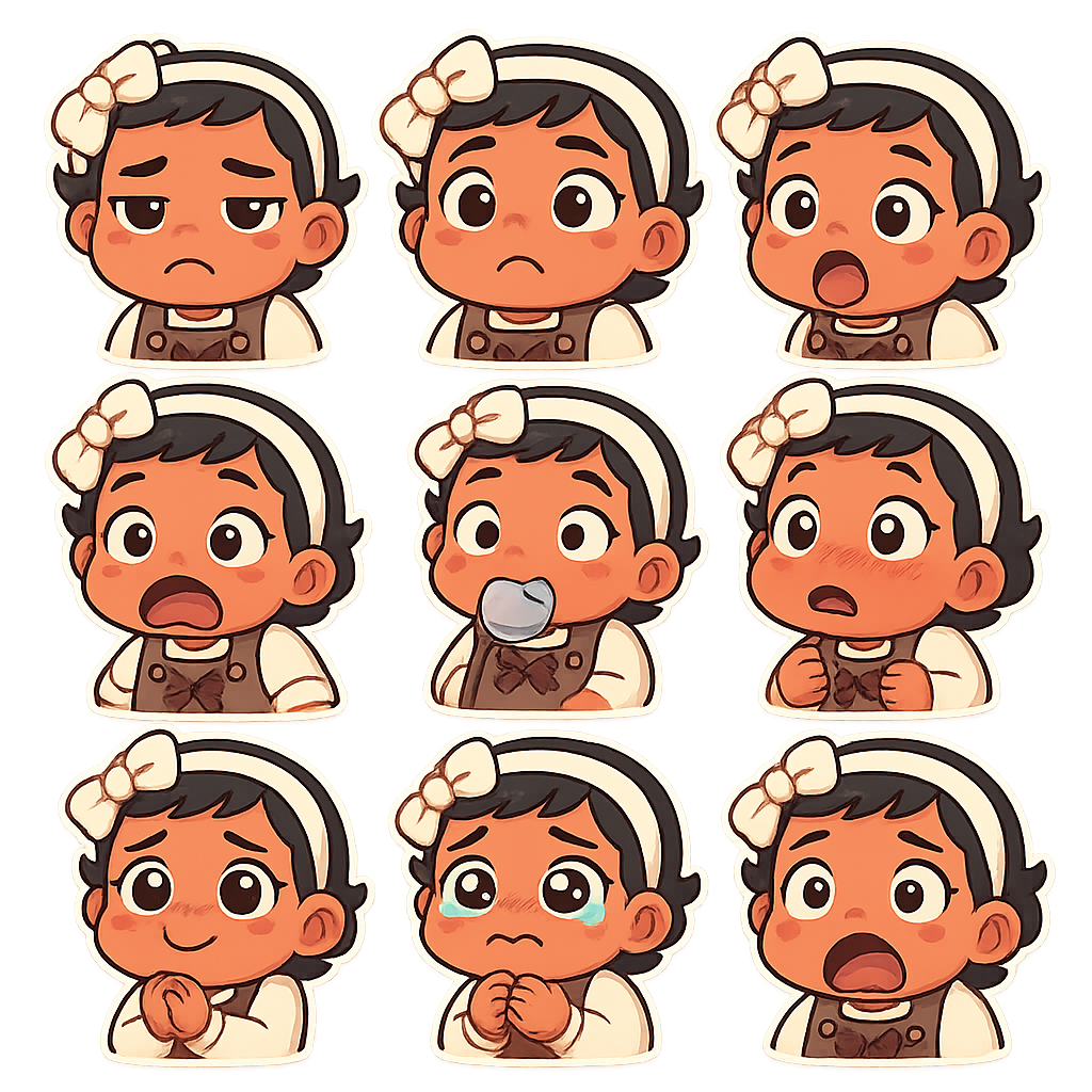 Created using AI Sticker Generator with chibi_emoji_stickers_9 style in sticker category. Generated on November 15, 2025 using Image to Image generation method.