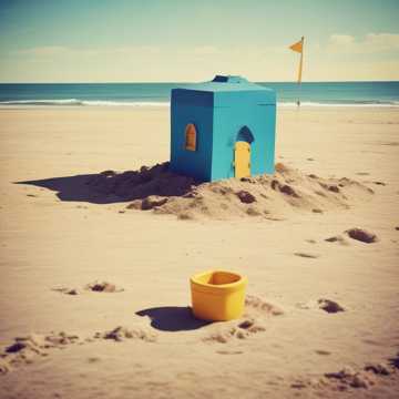 Un cake à la plage