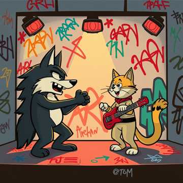 Lobo vs gato