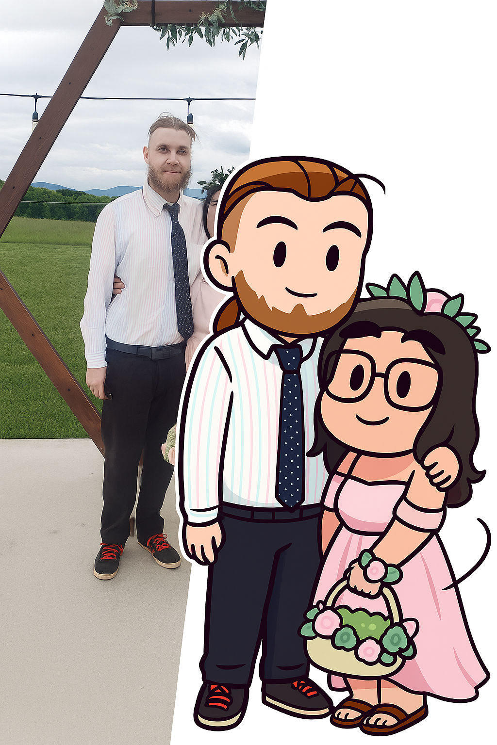 Created using AI Sticker Generator with real_person_chibi_sticker style in chibi category. Generated on November 10, 2025 using Image to Image generation method.