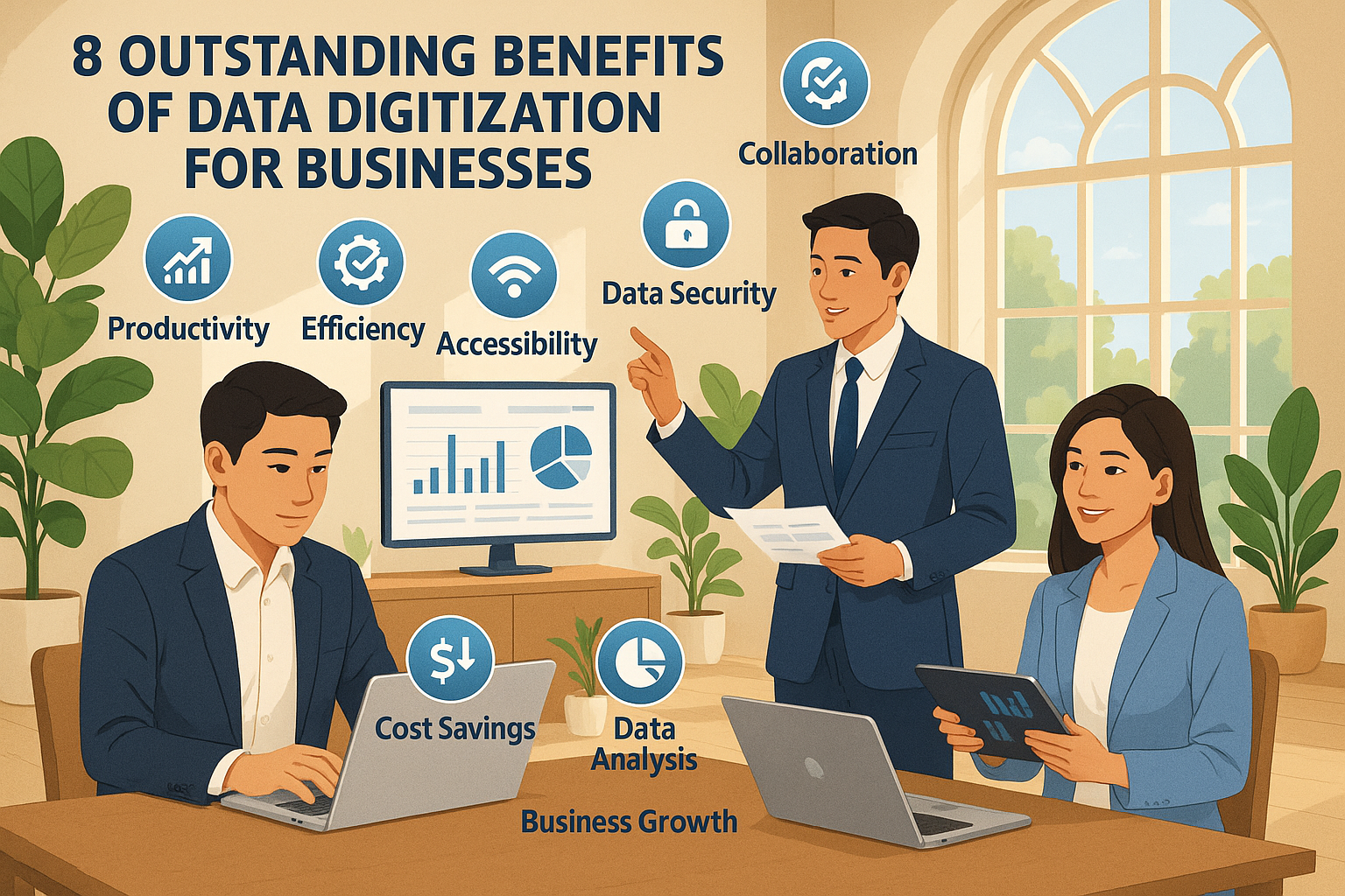 2. 8 lợi ích vượt bậc của việc số hóa dữ liệu cho doanh nghiệp