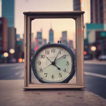 clock on the floor