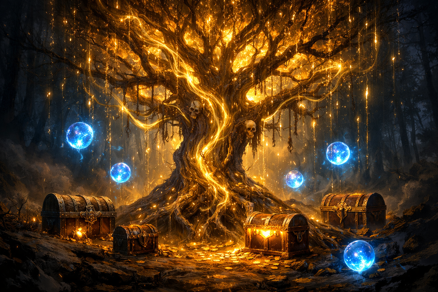 Bénédiction de la Mère et Don de l'Arbre actifs dans Diablo 4