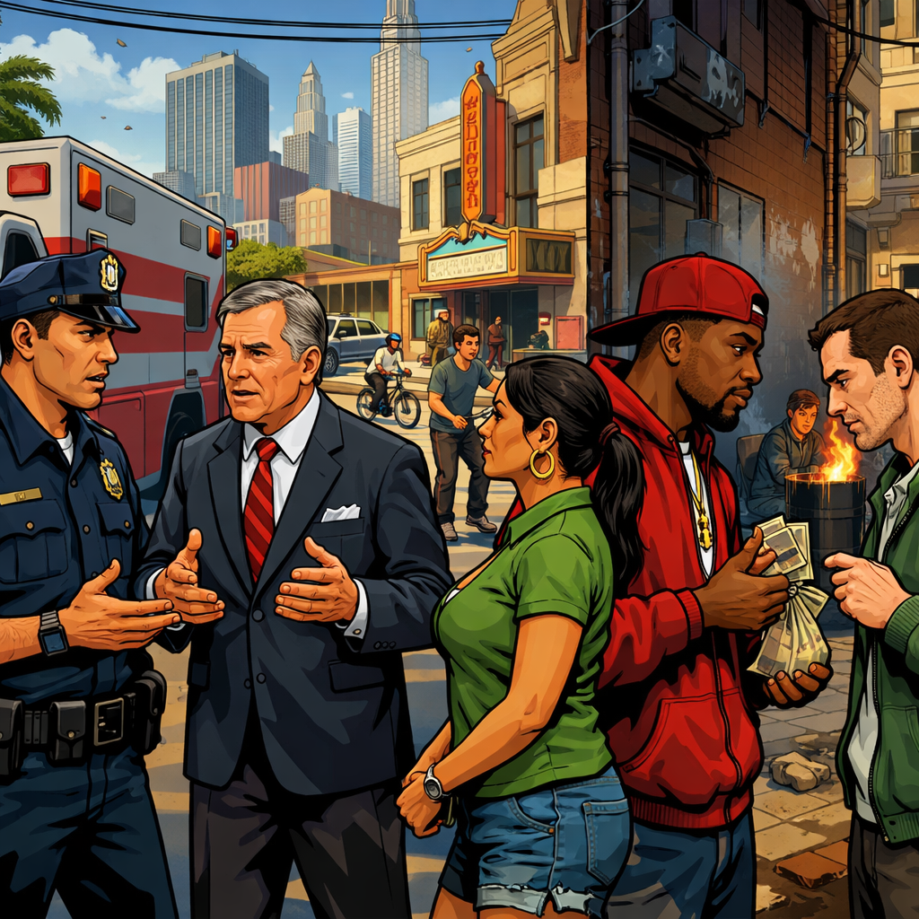 GTA RP révolution roleplay avec personnages divers