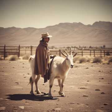 Rap Goat on the Wild West Road