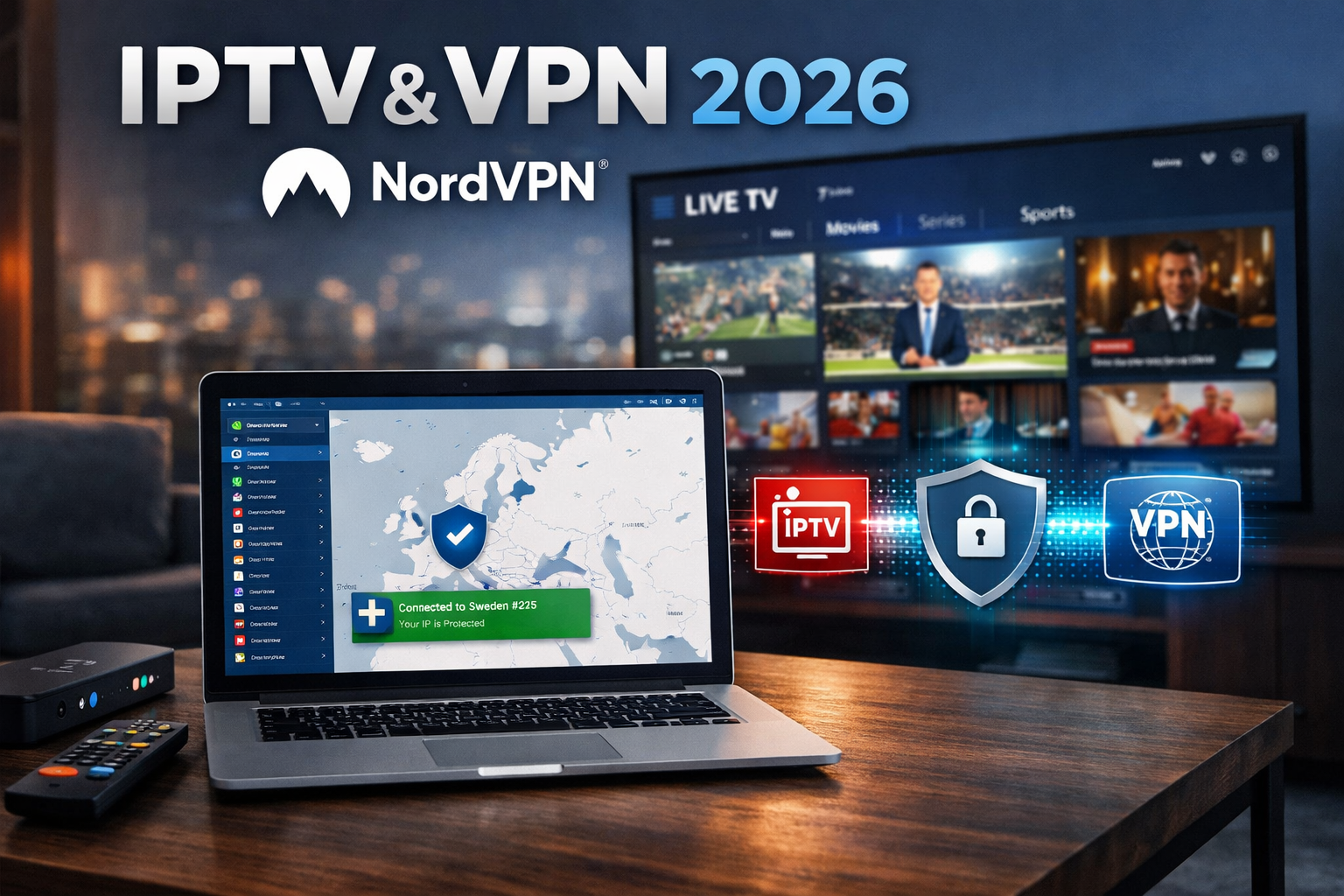 IPTV VPN NordVPN 2026 - NoxYTV