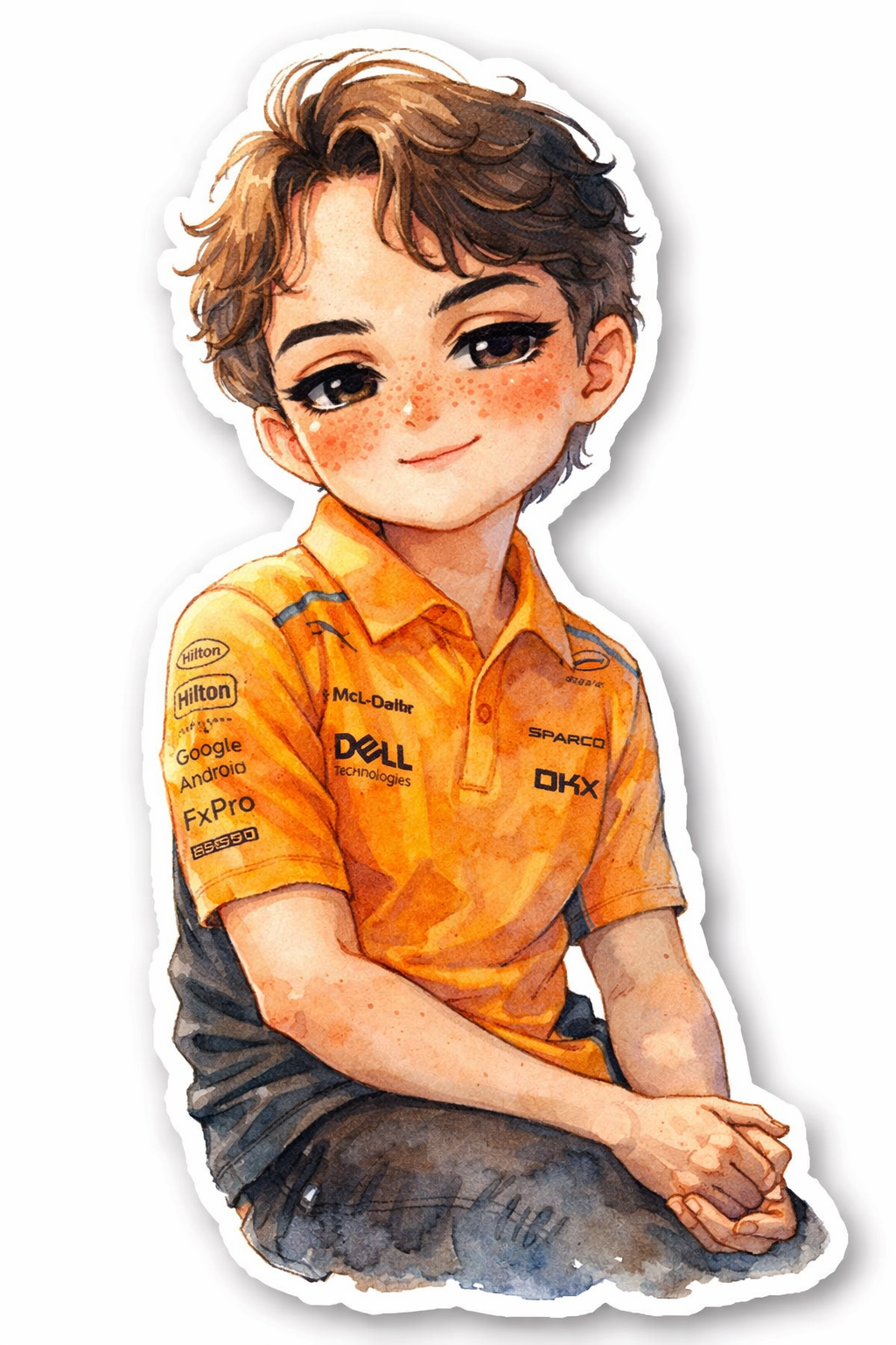 Image to Image Generator · Chibi · Chibi Watercolor Sticker