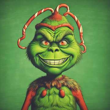 Weihnachtszeit Grinch-Style