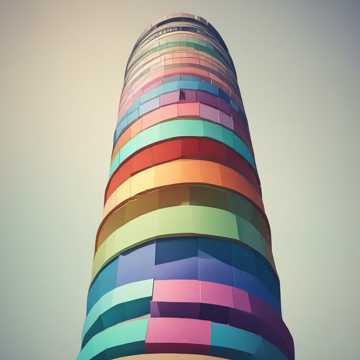 Taken's Leaning Tower of Colors