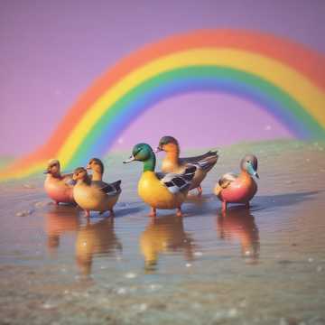 Colorful Ducks Adventure song for kids