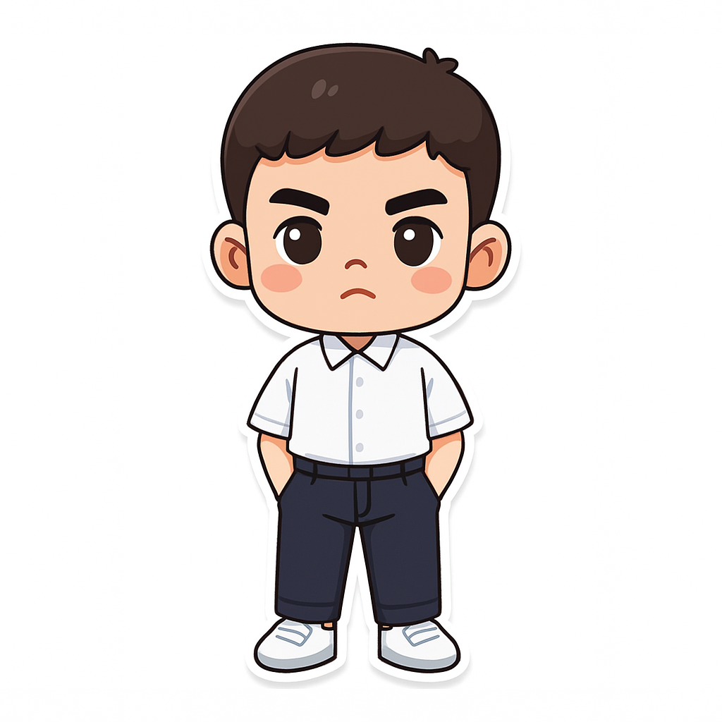 Created using AI Sticker Generator with chibi_single_sticker style in chibi category. Generated on November 9, 2025 using Image to Image generation method.