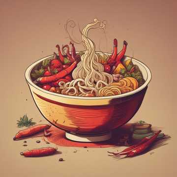 Spicy Noodles of Nepal