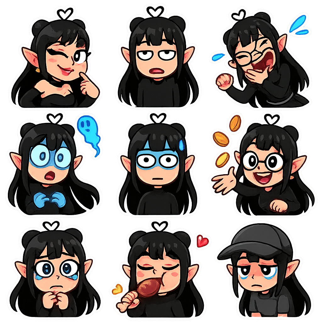 Created using AI Sticker Generator with chibi_character_stickers style in sticker category. Generated on November 13, 2025 using Image to Image generation method.