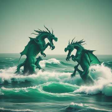 Sea Dragon and Green Dragon