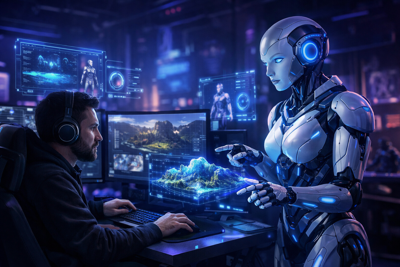 L'IA dans les studios de jeux vidéo