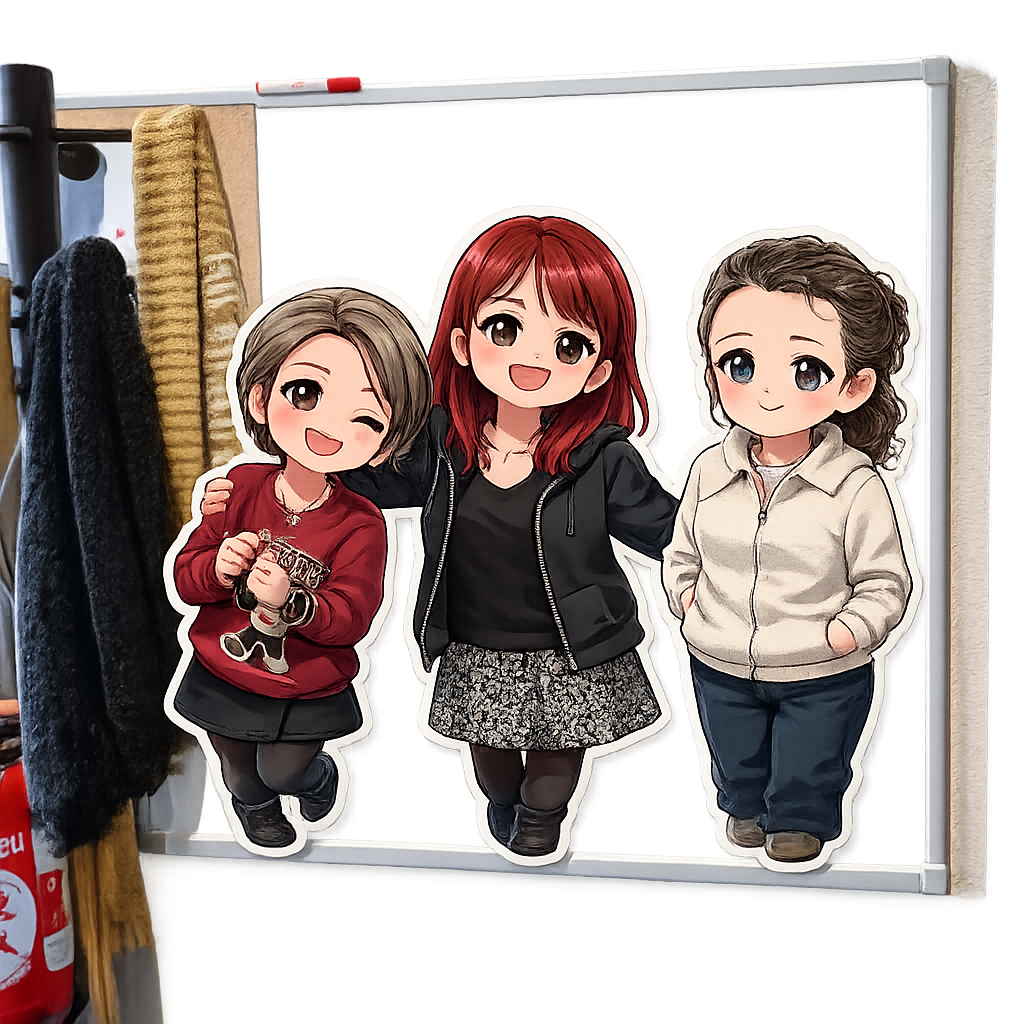 图生图生成器 · Q版 · Q版贴纸