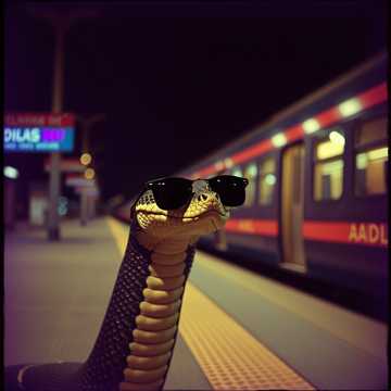 Snake on the Train