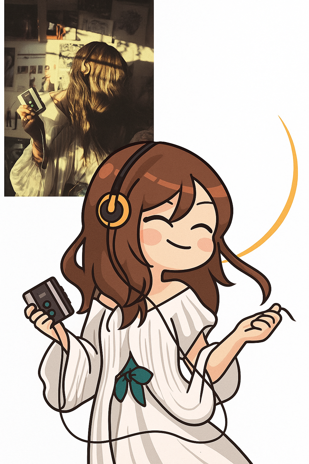 Created using AI Sticker Generator with real_person_chibi_sticker style in chibi category. Generated on October 20, 2025 using Image to Image generation method.