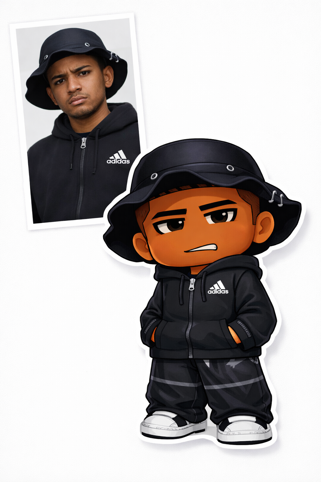 Image to Image Generator · Chibi · Real Person + Chibi Sticker