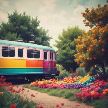 Colorful Train.