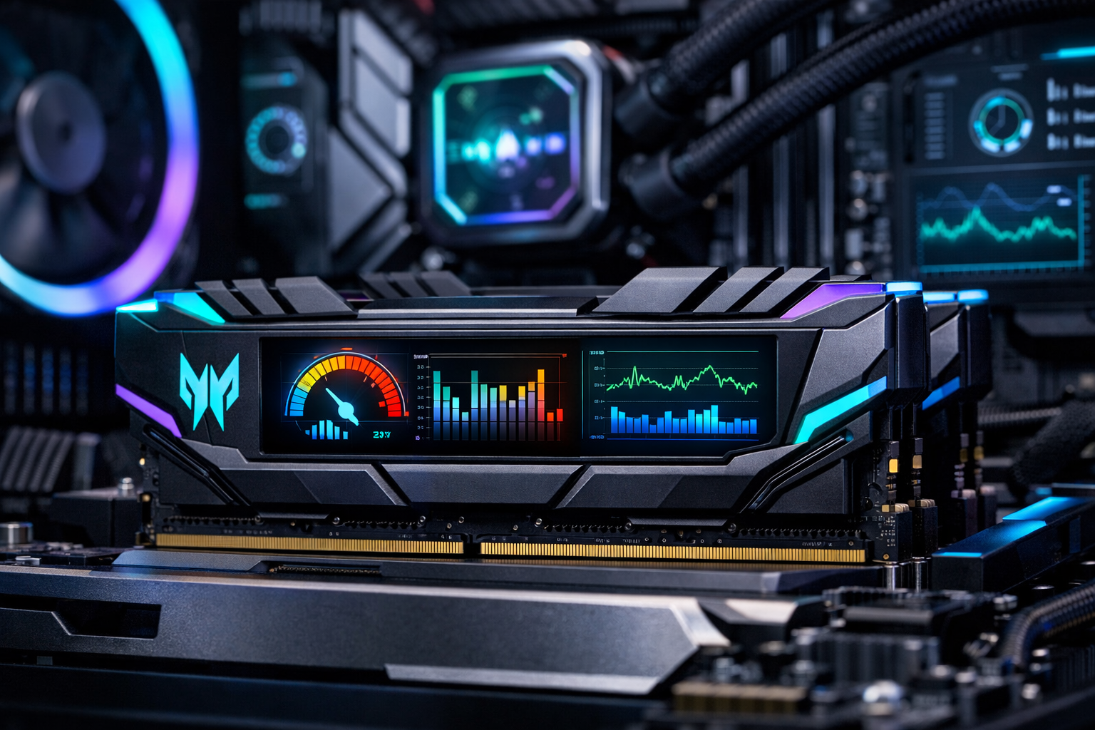 Acer Predator Vesta 2 DDR5 avec monitoring température en temps réel — pour les enthousiastes