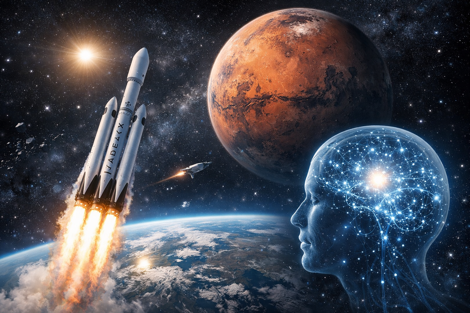 Elon Musk expliquant la mission civilisationnelle de SpaceX lors du Forum de Davos