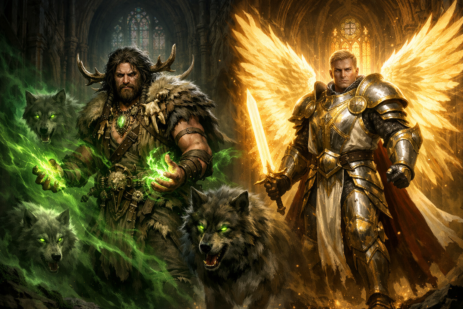 Druide et Paladin dans Diablo 4 Saison 12