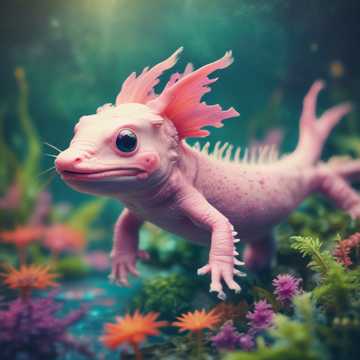 Greyson's Axolotl Love