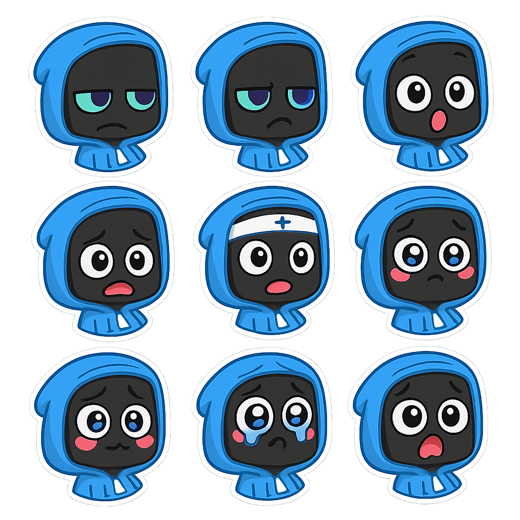 Created using AI Sticker Generator with chibi_emoji_stickers_9 style in sticker category. Generated on September 13, 2025 using Image to Image generation method.