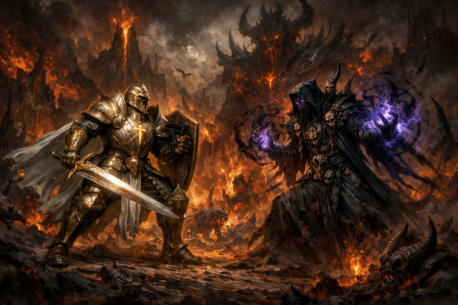 Extension Lord of Hatred de Diablo 4 avec le Paladin et le Warlock