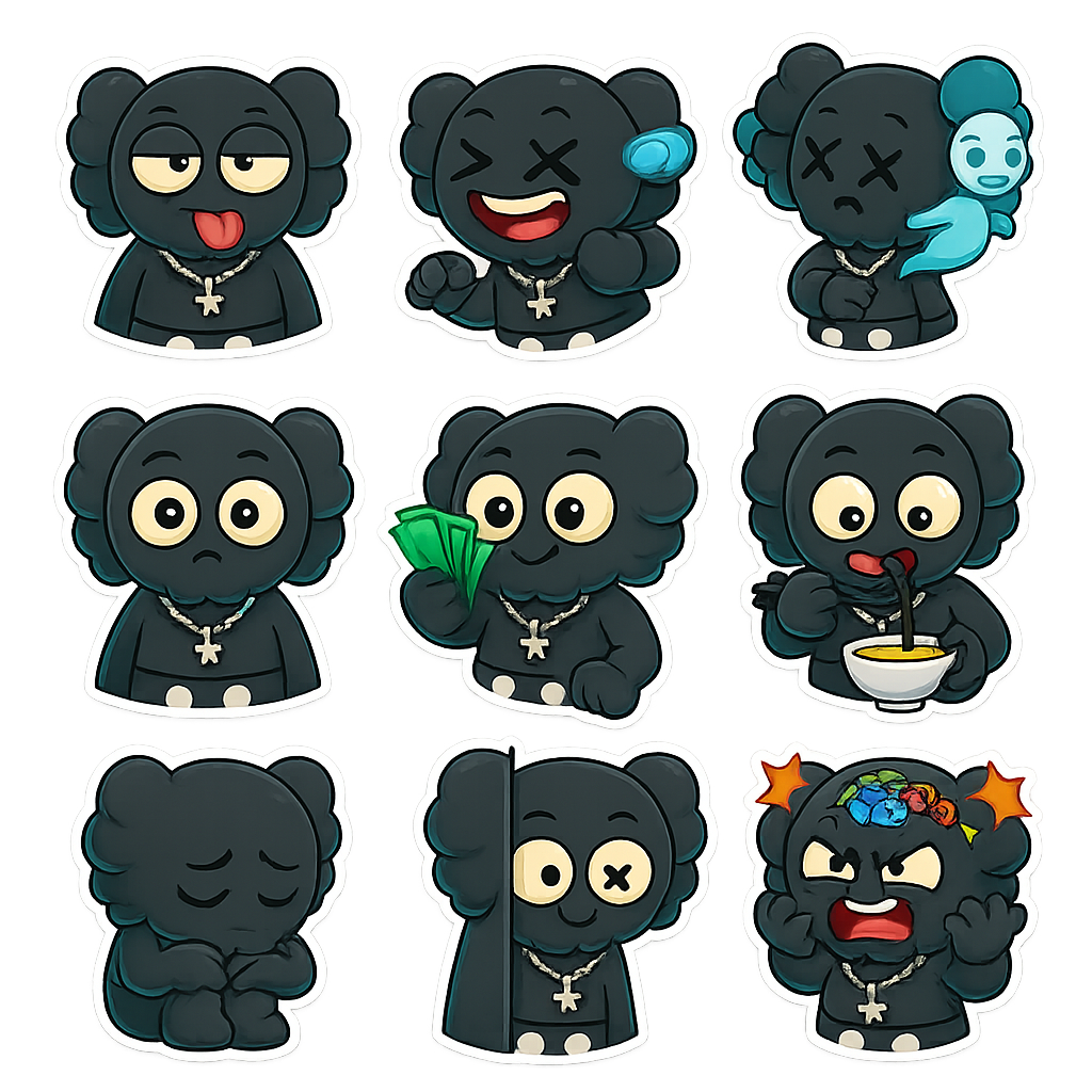Created using AI Sticker Generator with chibi_character_stickers style in sticker category. Generated on November 9, 2025 using Image to Image generation method.