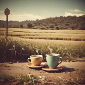 Kopi di Tepian Sawah