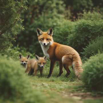 Vosjes in de Hof