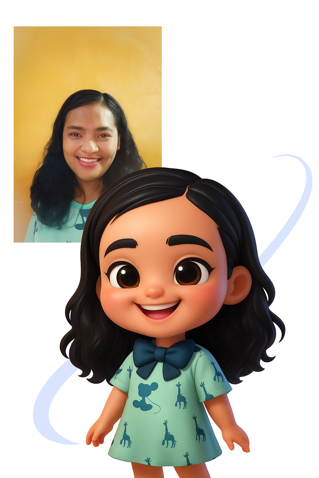 Created using AI Avatar Generator with real_person_chibi_3d style in chibi category. Generated on November 15, 2025 using Image to Image generation method.