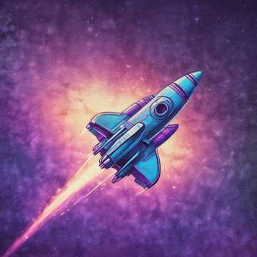 Rocket Through the Galaxy