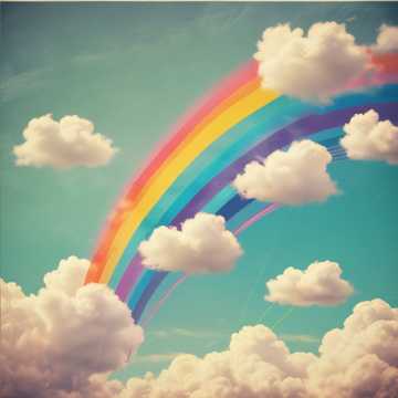 Rainbow Clouds