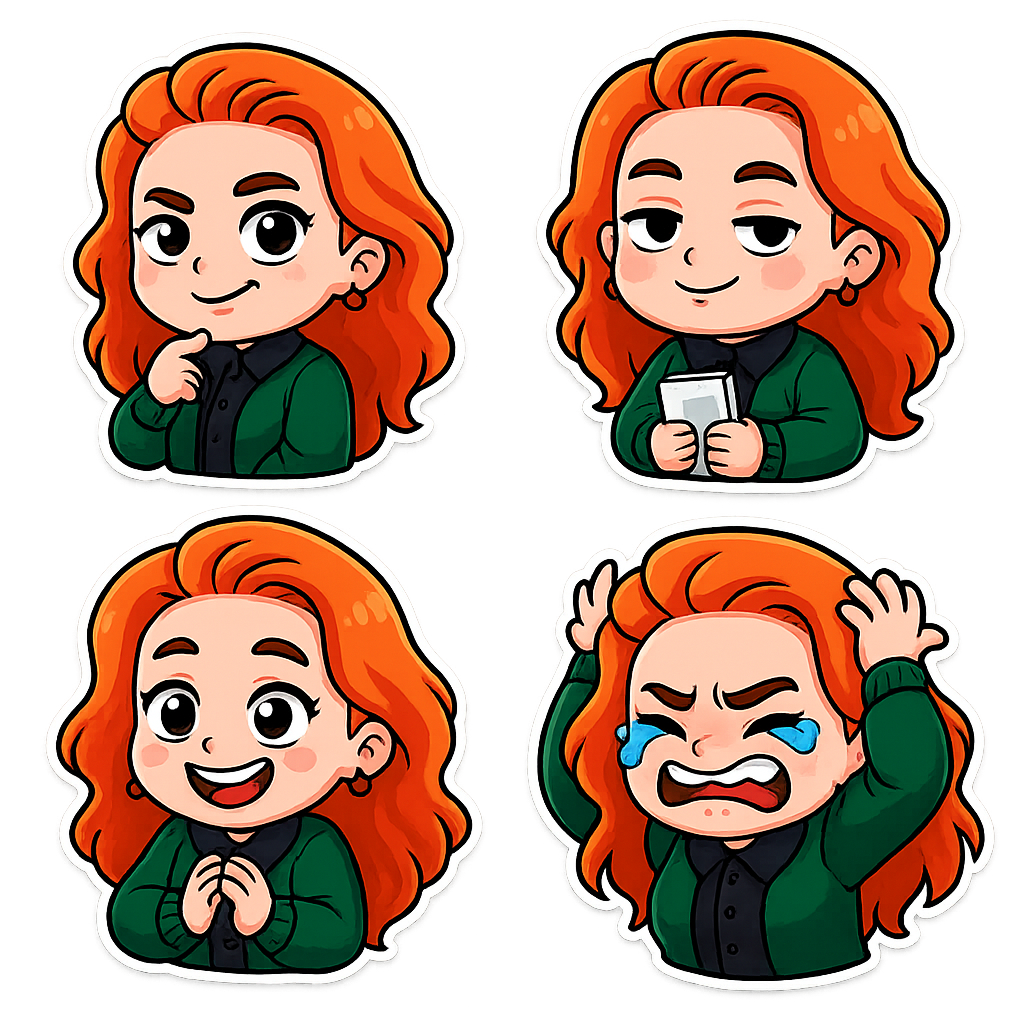 Created using AI Sticker Generator with chibi_emoji_stickers style in emoji_type category. Generated on November 13, 2025 using Image to Image generation method.