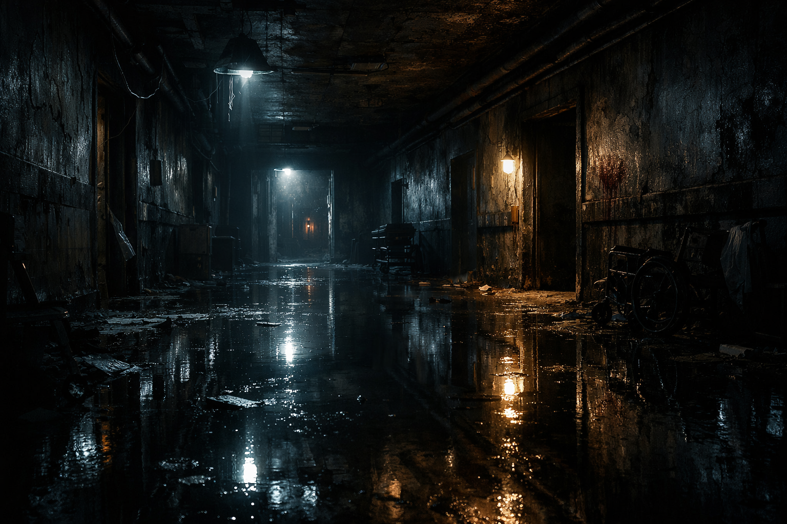 Ray tracing scène sombre reflets réalistes