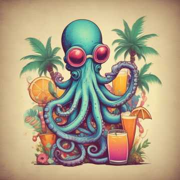 One-Eyed Octopus Holiday