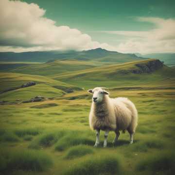 Sheep of Isle of Skye