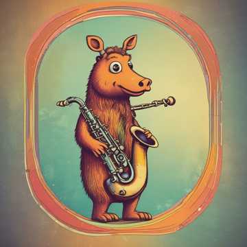 Gruffalo Sax playing