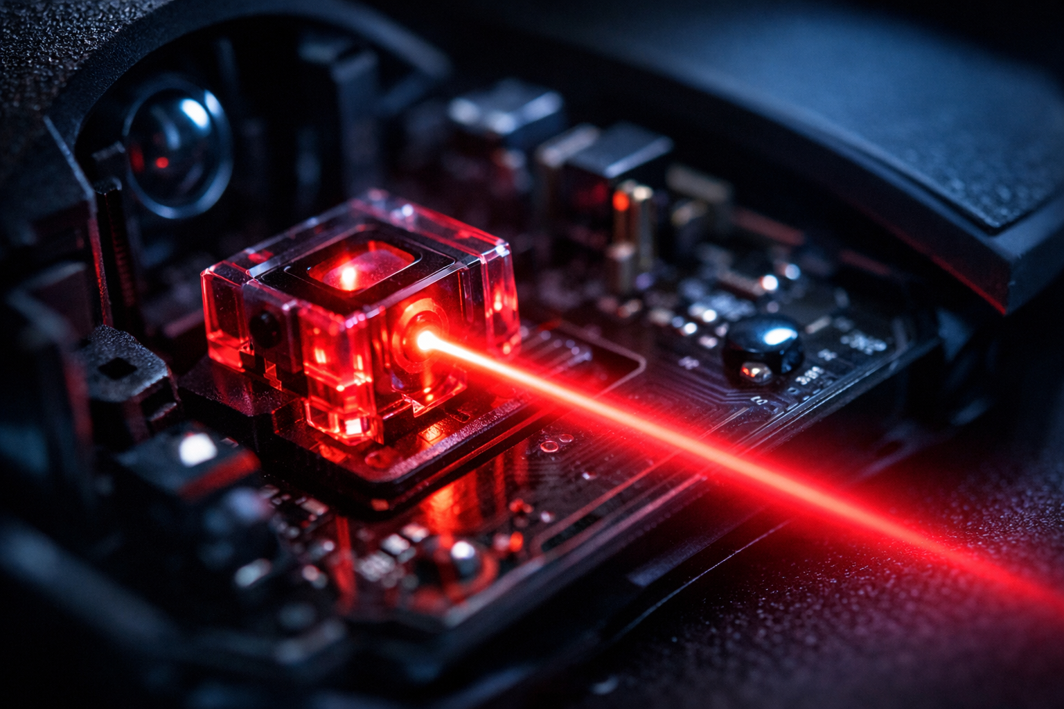 Capteur Pixart 3950 de la G-Wolves HTX Ultra 8K — technologie optique gaming