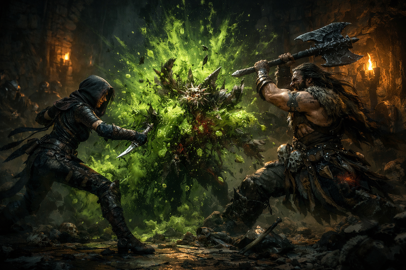 Voleur et Barbare — builds lucky hit Diablo 4